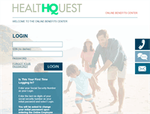 Tablet Screenshot of myhealthquestbenefits.org